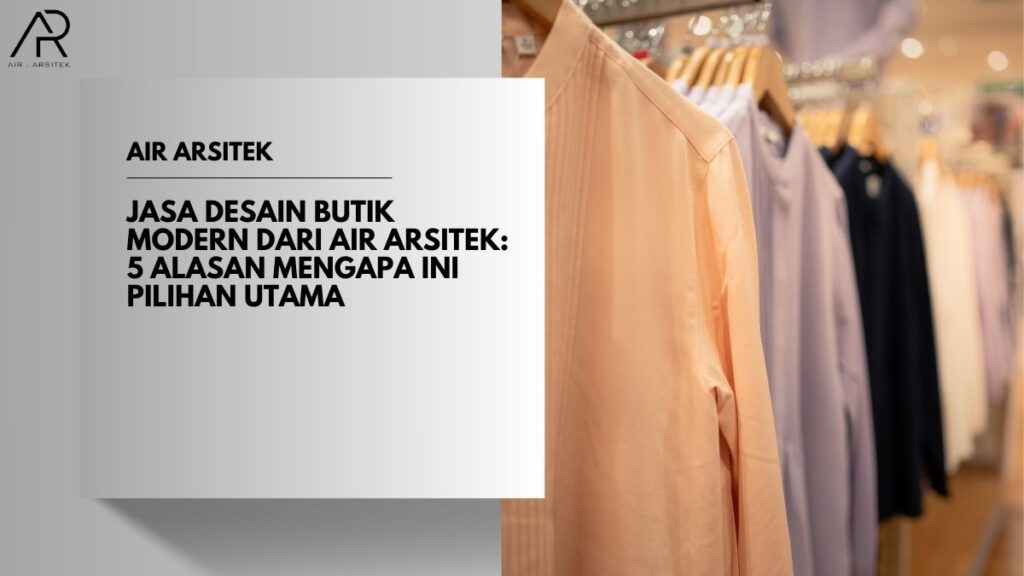 jasa desain butik modern