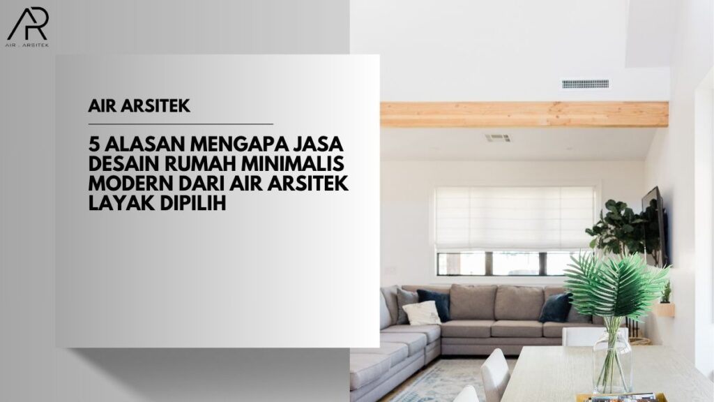 Jasa Desain Rumah Minimalis Modern