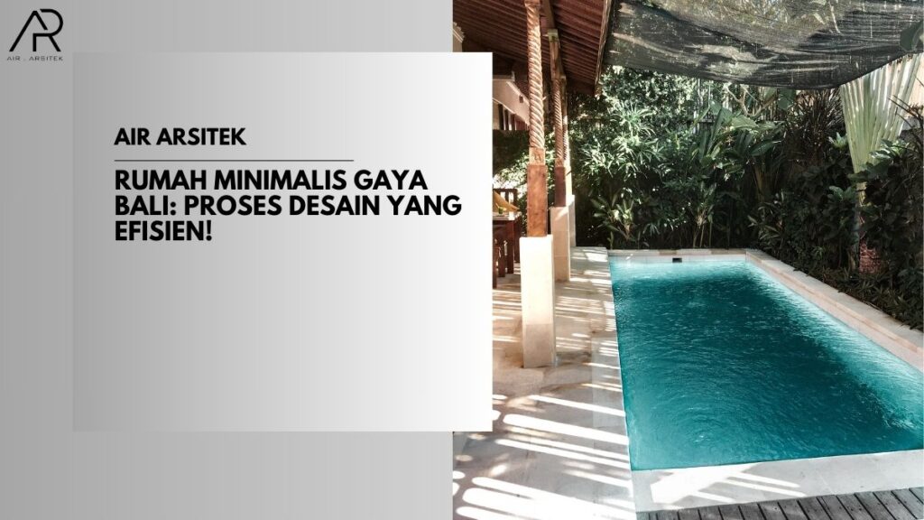 Rumah Minimalis Gaya Bali