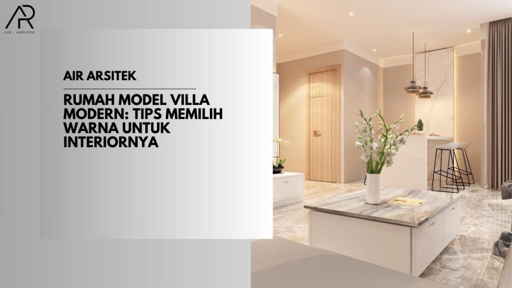 Rumah Model Villa Modern